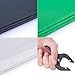 Neewer 6.5x9.8ft/2x3M Background Stand Backdrop Support System with 6x9ft/1.8x2.8M Muslin Backdrop (White, Black, Green), Clamps and Carrying Bag for Portrait,Product Photography and Video Shooting