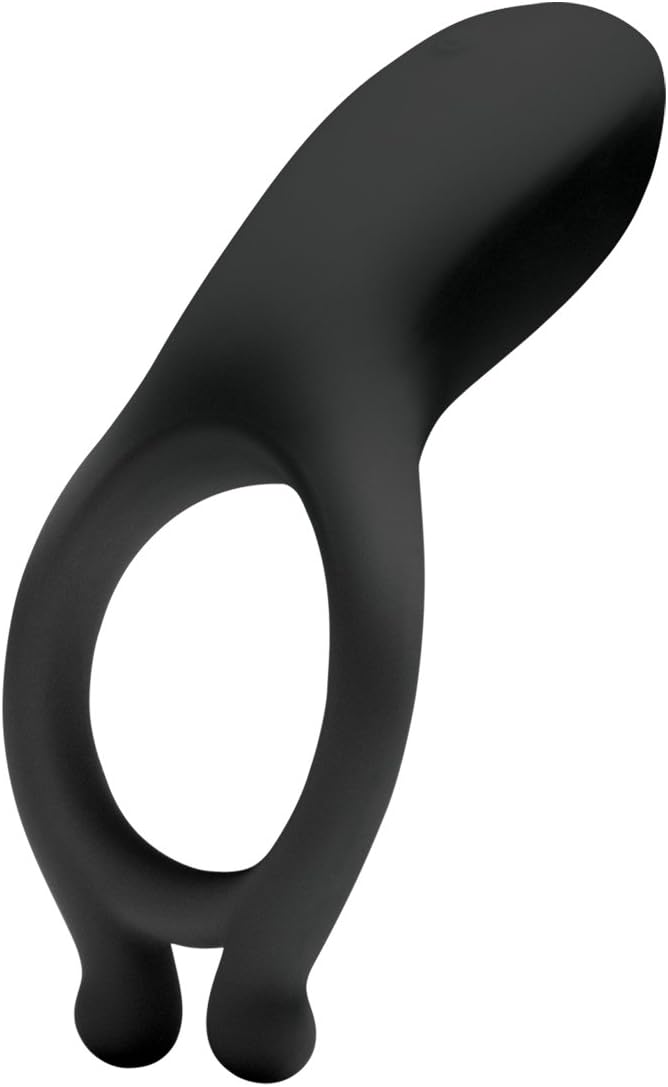 Optimale by Doc Johnson Rechargeable Vibrating C-Ring, Black