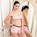 Alyce Athletics Women's Seamless Boyshort Sport Panty with Cut Out Design, Pack of 6