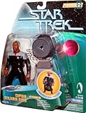CAPTAIN BENJAMIN SISKO Star Trek: Deep Space Nine 1998 Warp Factor Series 2 Action Figure & Deluxe U.S.S. Defiant Captain's Chair