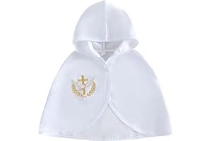 Newborn Baby Boy Girl Baptism Outfits Embroidered Baptism Cape Dove Cross Christening Outfit