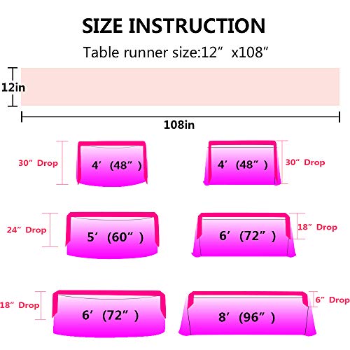 2pcs Rose Gold Sequin Table Runners,12 X 108 Inch Glitter Rose Gold Table Runner for Wedding Birthday Bachelorette Baby Shower Party Supplies - Thumbnail 3
