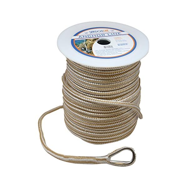 Sea-Dog-302110100GW-1-Double-Braided-Nylon-Anchor-Line-38-x-100