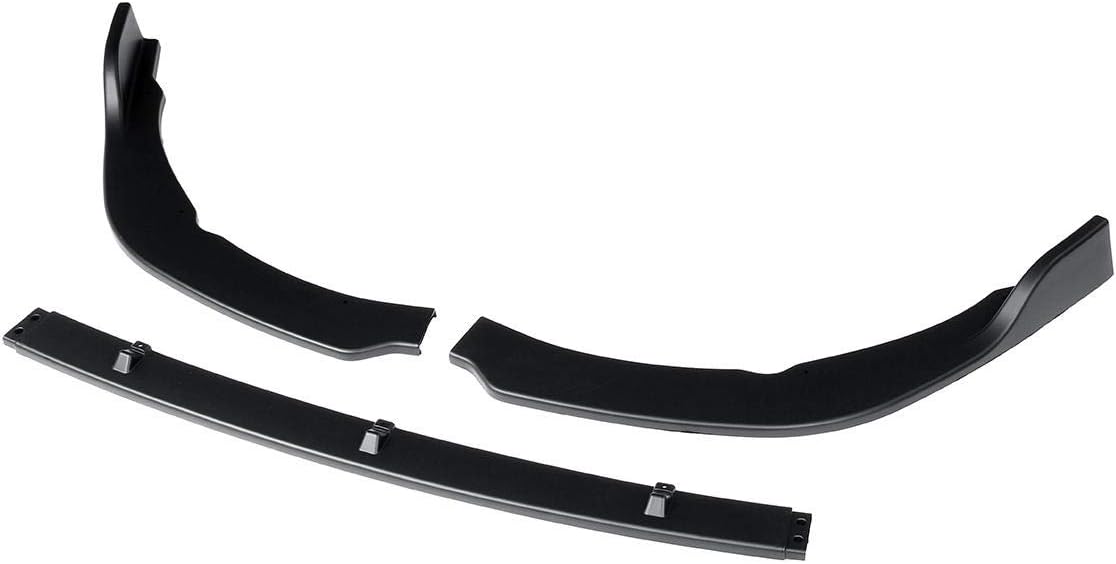 HLW Sports Front Bumper Front Bumper Protector Lip Body Kit Spoiler Compatible with Toyota Camry 2018 2019 SE XSE Black (Color : Black, Size : M)