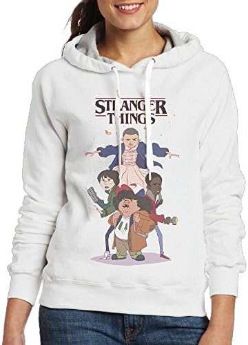UFBDJF20 Stranger Things Women's Hooded Sweatshirt White M
