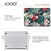 iDOO Soft Touch Plastic Hard Case ONLY for MacBook PRO 13 inch with CD Drive Model A1278 - Red Flowers