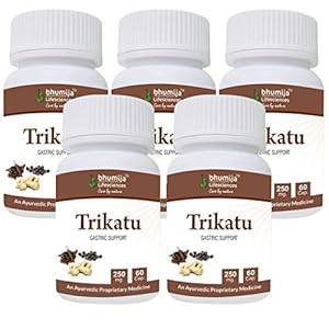 Bhumija Lifesciences Trikatu Capsules 60’s (Pack of Five)