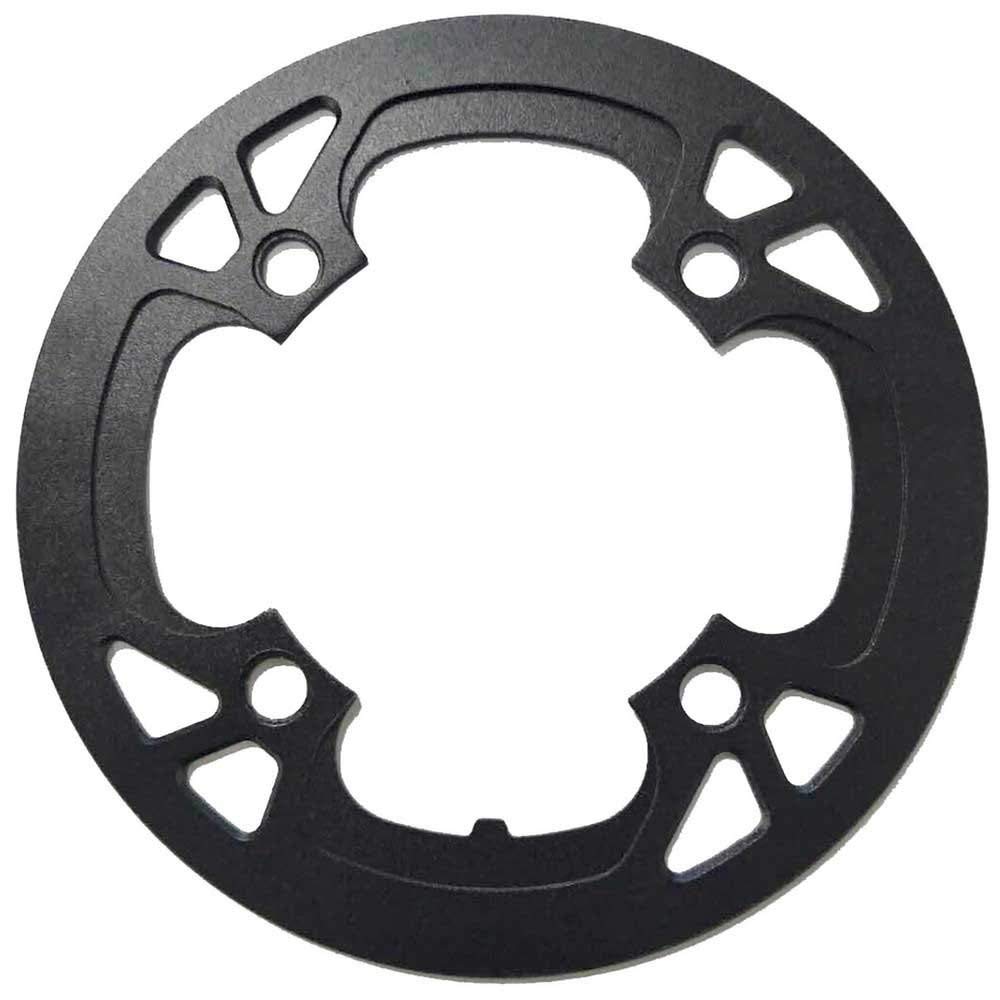 M-Wave Unisex Adult PD-G-104-CNC Chain Guard, Black, for Bolt Circle 104 mm, for 40 Teeth