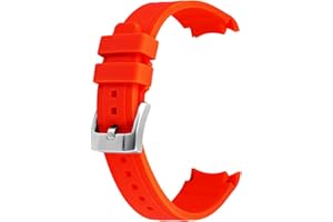 YISIWERA 18mm 20mm 22mm Rubber Watch Band Premium Crafter Silicone Universal Curved Ends Watch Strap Bracelet Brushed Stainless Steel Pin Buckle For Men Women