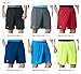 Telsa Men's Athletic Training Shorts Active HyperDri III w Pockets MBS03