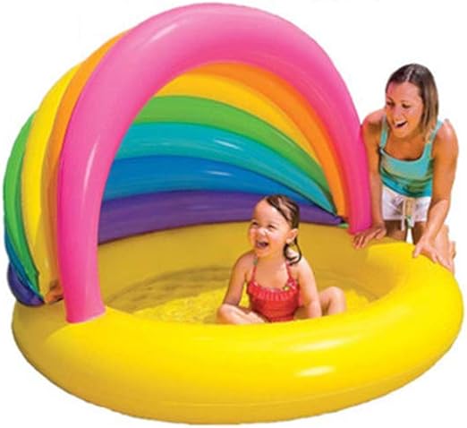 ZOUQILAI Piscina Hinchable para bebés Piscina de Arena Casa de ...