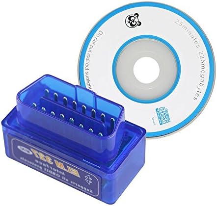 MCWAUTO MINI Bluetooth OBD2 OBDII Car Diagnostic Scan Tool /OBDii Code Reader Adapter Check Engine Light for Android and Windows System- Compatible with Torque Pro