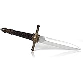 DAYSTART PU Foam Dagger Prop, Non-Functional Costume Dagger with Plastic Core for Adult Cosplay