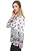 Boteley Fashion Women V Neck Cuffed Sleeves Floral Print Blouse