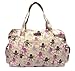 Bungalow360 Vegan Cotton Canvas Duffle Gym Bag- Purple Octopus