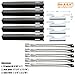 Hisencn Parts Kit Replacement Fits for Brinkmann 5 Burner 810-8501-S Gas Grill Models, Grill Burners, Heat Plates, Crossover Tubes