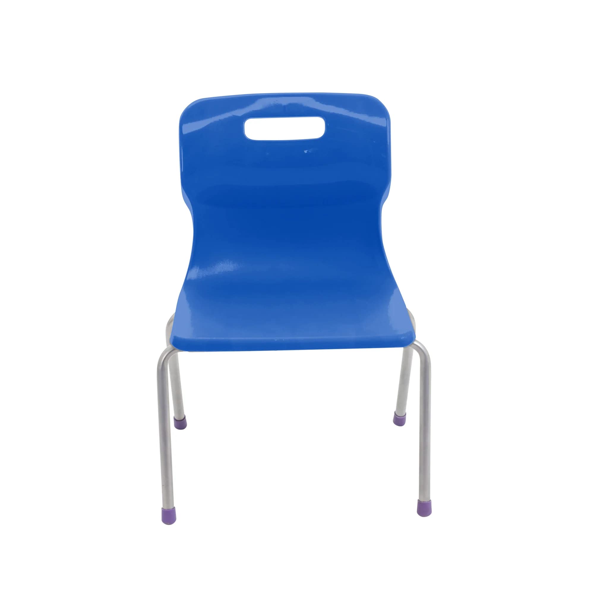 Titan 4 Leg Classroom Chair - Size 3, Ages 5-7 Years, Plastic, Blue