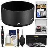 Nikon HB-77 Bayonet Lens Hood for 70-300mm AF-P & 70-300mm VR f/4.5-6.3G DX AF-P with 3 UV/CPL/ND8 Filters + Lens Pen + Kit