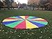 A&M Pro Giant Kid’s Play Parachute Canopy with 16 Handles (12 Feet) Indoor & Outdoor Games and Exercise Toy | Promote Teamwork, Fitness, Social Bonding | Ages 3+