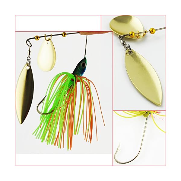 Easy-Catch-10Pack-184g064oz-Mixed-Wonderfull-Colors-Fishing-Hard-Spinner-Baits-Lures-Kit-Spinnerbait-Pike-Bass-with-Hand-Holographic-Painted-Blades-for-Saltwater-Fishing Easy-Catch-10Pack-184g064oz-Mixed-Wonderfull-Colors-Fishing-Hard-Spinner-Baits-Lures-Kit-Spinnerbait-Pike-Bass-with-Hand-Holographic-Painted-Blades-for-Saltwater-Fishing