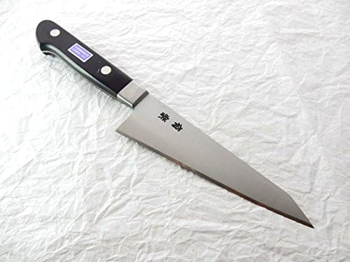 YUURAKU/Yasuki White Steel #2(Shirogami),Japanese Professional Honesuki(Kaku type) 150mm/5.9"