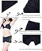 Women Seamless Butt Lifter Body Shaper Tummy Control Lift Girdle Panties Boyshorts Shapewear Underwear Boy Short Briefs (Black, XXXL)