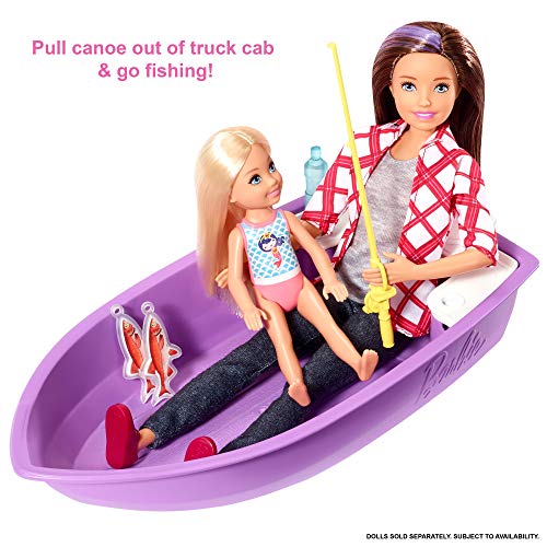 Barbie 3-in-1 Super Abenteuer-Camper mit Zubehör, Pool, umbaubarem Truck, Barbie-Boots, 60 Barbie-Camping-Zubehörteilen, ohne Barbie-Puppe, als Geschenk für Kinder ab 3 Jahren geeignet, GHL93 – Bild 5