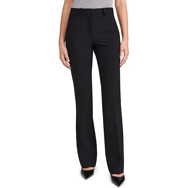 Theory Women's Flare Pants, Black, XXS-XS at Amazon Women's