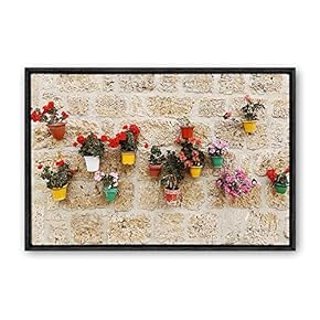 Framed Rural Landscape Photography Home Artwork for Living Room Bedroom