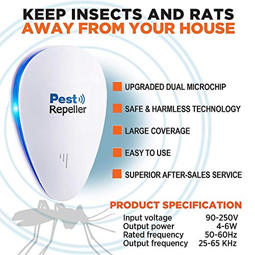 image for JALL Ultrasonic Pest Repeller Plug in Pest Reject, Electric Pest Contr