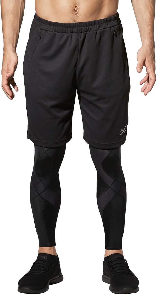 CW-X Stabilyx Joint Support Compression Men's Sports Tights Pants : Clothing