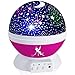 BELUN Stars Night Light for Kids, Universe Night Light Projection Lamp, Romantic Star Christmas Birthday Space Projector lamp for Bedroom(Pink)