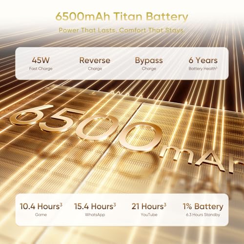 realme 16 Pro 5G Smartphone 8+256GB, Master Gold, MediaTek Dimensity 7300 Max, 6.78 Inches 144 Hz AMOLED, 200MP OIS Rear Camera, 50MP Front Selfie, 6500mAh Battery, 80W Ultra Charge, NFC,eSIM, IP69