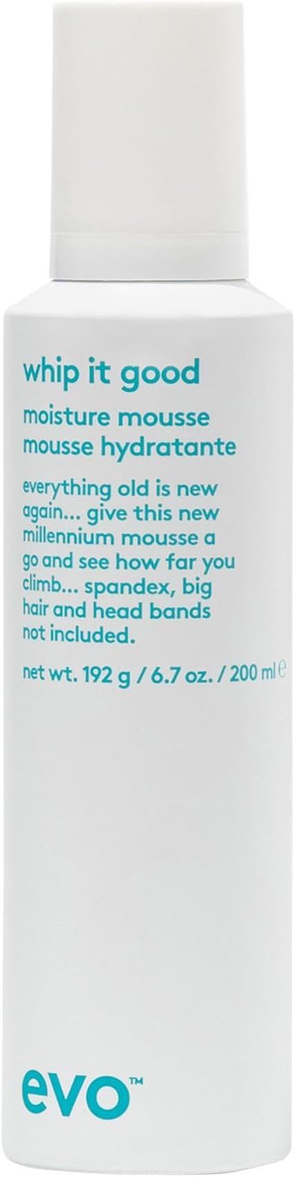 EVO Evo Whip It Good Moisture Mousse 200ml - Hydrate, Shine, Light Hold