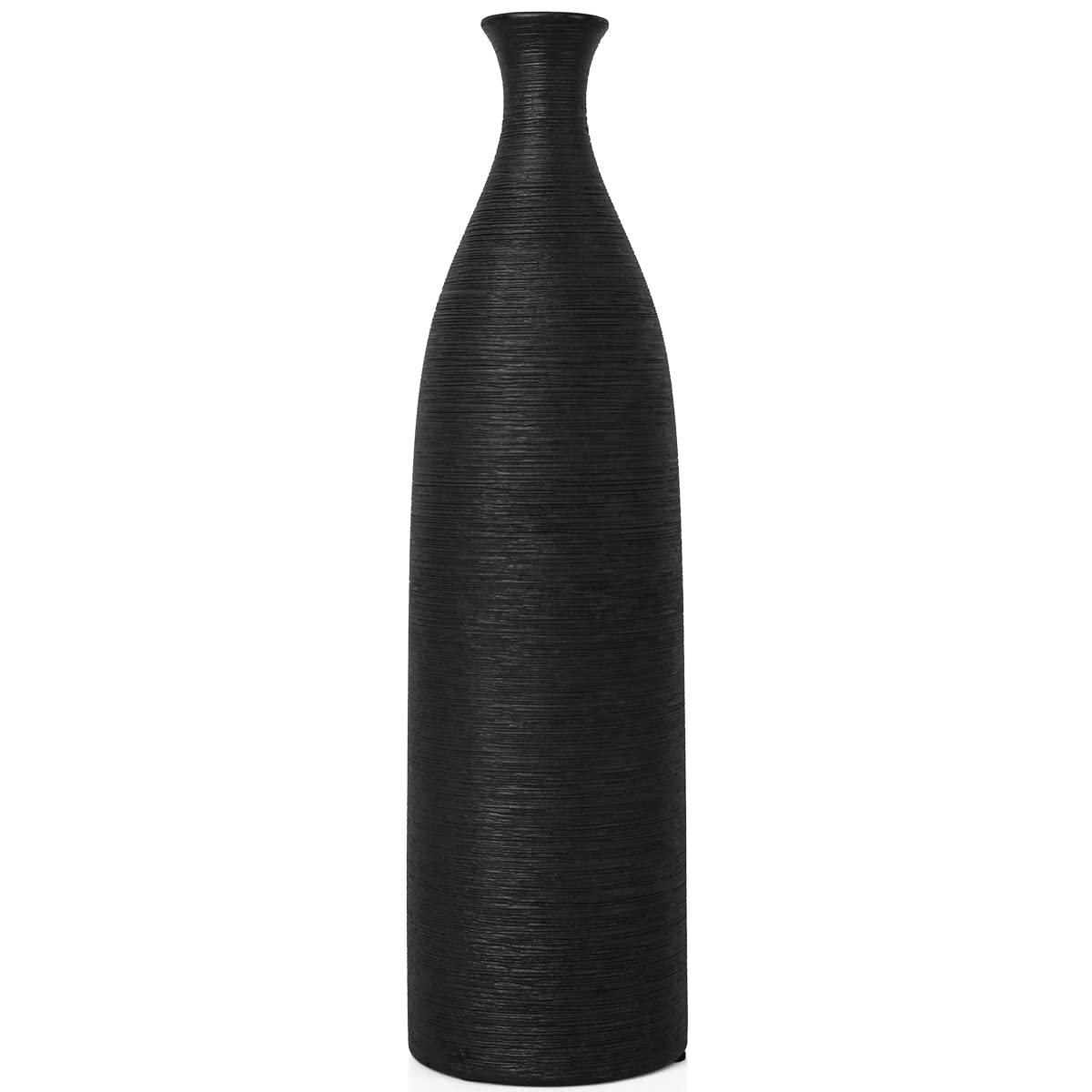 Photo 1 of ***Factory seal***
Modern Black Ceramic Vase, 13.3 inch Small Narrow Neck Vases, Ceramic Flower Vases Decorative, Fireplace, Table Decor, Modern Farmhouse Decor Vase