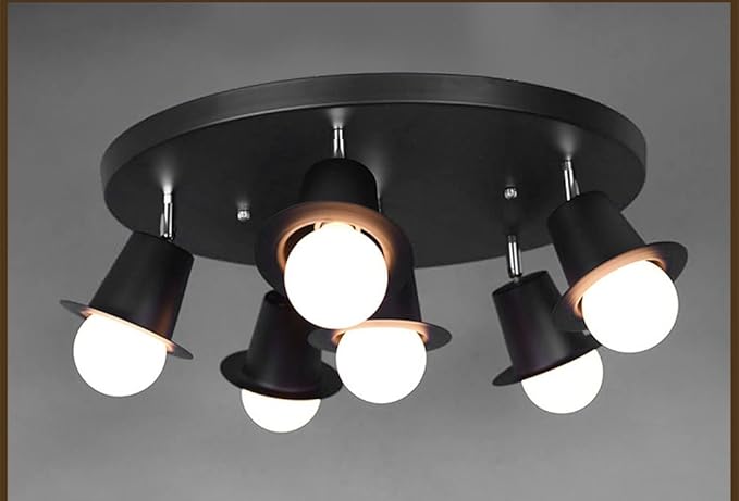 Dfhhg Ceiling Lamps 350 Degrees Universal Moving Head Light Iron