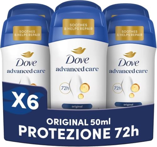 Deodorante Stick Original, Deodorante Antitraspirante in Stick, Protezione Fino a 72 Ore, con Pro-Ceramide Technology e Ingredienti Idratanti, Deodorante Uomo e Donna, 6 Pezzi da 50ml