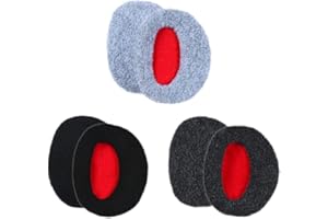 CurcKua Earmuffs Bandless Ear Warmers Winter Polar Fleece Ear Bags Soft Ear Protective Covers for Cold Weather 3Pair