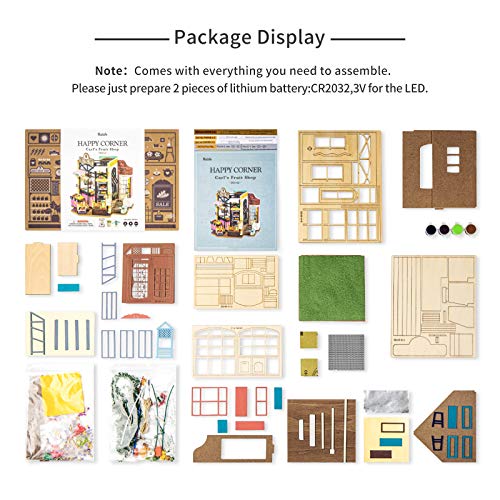 Rolife DIY Miniature House Kits, Tiny Model House for Adults to Build