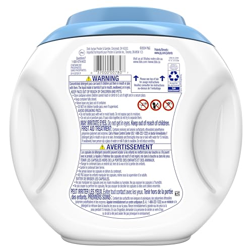 TIDE PODS FREE & GENTLE LAUNDRY DETERGENT SOAP PACS, 57 COUNT, TIDE PODS LAUNDRY DETERGENT