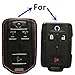 RPKEY Leather Keyless Entry Remote Control Key Fob Cover Case Protector Replacement Fit for Chevrolet Colorado Silverado 1500 2500 HD 3500 HD GMC Canyon Sierra 1500 2500 HD 3500 HD M3N-32337101…