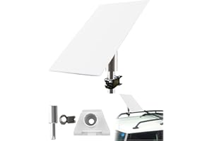 ASIEIT Starlink Mount, Roof Rack Mount for Starlink Gen 3, Pole Clamp Mounting for RV/Ladder/Rack/Roof, Installation Range 0.8”-1.26” Pole for Stable Dish Satellite Signal