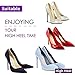 High Heel Cushion, Shoe Pads for Too Big Shoes, Anti-Slip Heel Grips Inserts Liners Foot Insoles for Women, Pack of 3