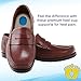 Gel Heel Cups (Pair) - Best Shoe Inserts for Heel Spurs - Massaging Cushions Provide Foot Relief - Arch Support & Relieving Sore Plantar Fascia Pain - Shock Absorbing for Running