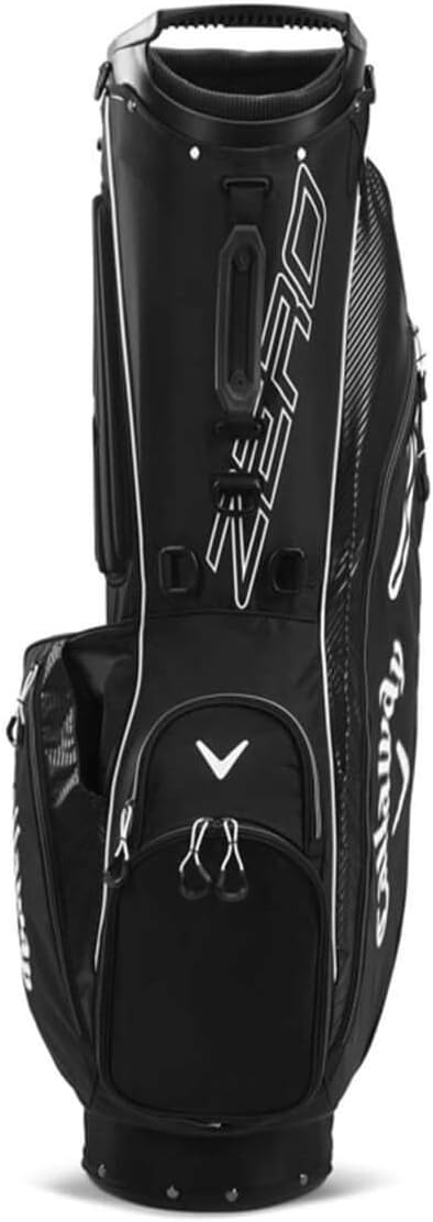 Callaway Golf 2020 Hyperlite Zero Lightweight Stand Bag (Black/Charcoal/White, Double Strap) : Sports & Outdoors
