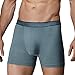 Separatec Men's Separate Pouch Fast Dry Striped Boxer Briefs Underwear 3 Pack(L,Blue/Black/Wine)