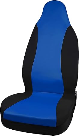 Amazon Uxcell シートカバー カーシートカバー バケットシート プロテクターシート 車用 カー用品 ブルー ブラック１個入り シート カバー 車 バイク