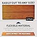 Woodgrain Magnetic Vent Covers for Wood Floor - Extra Thick Magnet Sheet - Heat Air Registers for RV, Noise Canceling Home HVAC Duct Blocker, AC Furnace Vents