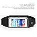 FanTEK Fanny Waist Pack, Sport Outdoor Running Sweatproof Reflective Belt Pouch with 5.5 Inch Touch Screen Window for Iphone 7 / 6 / 6S Plus, Samsung Galaxy J5 / J7 / S7 / S6 Edge, BLU Vivo XL, Black