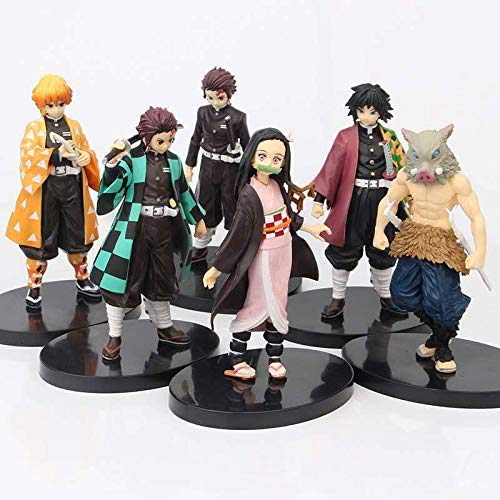 Mua 鬼滅の刃 フィギュア アニメモデル フィギュアーツ 竈門炭治郎 禰豆子 伊之助 我妻善逸 富岡義勇スタチュー フィギュア 人形 Pvc Abs製 塗装済み完成品フィギュア グッズ 贈り物 ィギュアモデルの周りの手作りの装飾品 鬼滅の刃b グッズ 5点セット Tren Amazon